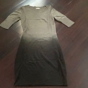 Ombré cotton mini dress